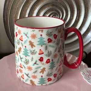 Gingerbread holiday theme mug